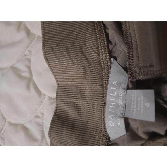 Athleta Brown Ankle Brooklyn pants Size 4 - Picture 2 of 4